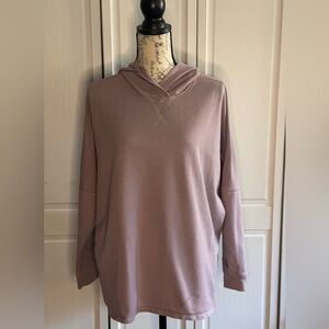 Casual Mauve Hoodie